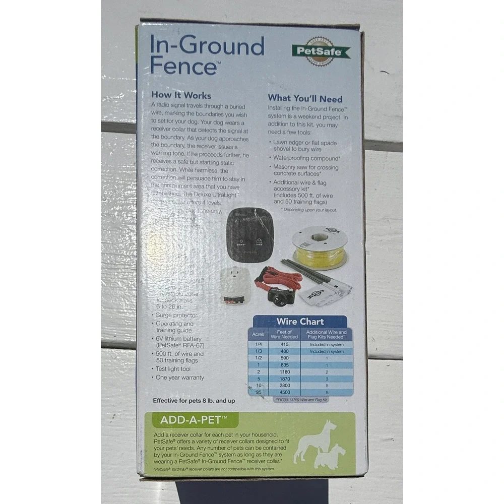 PETSAFE In-Ground Fence w/Adjustable Collar